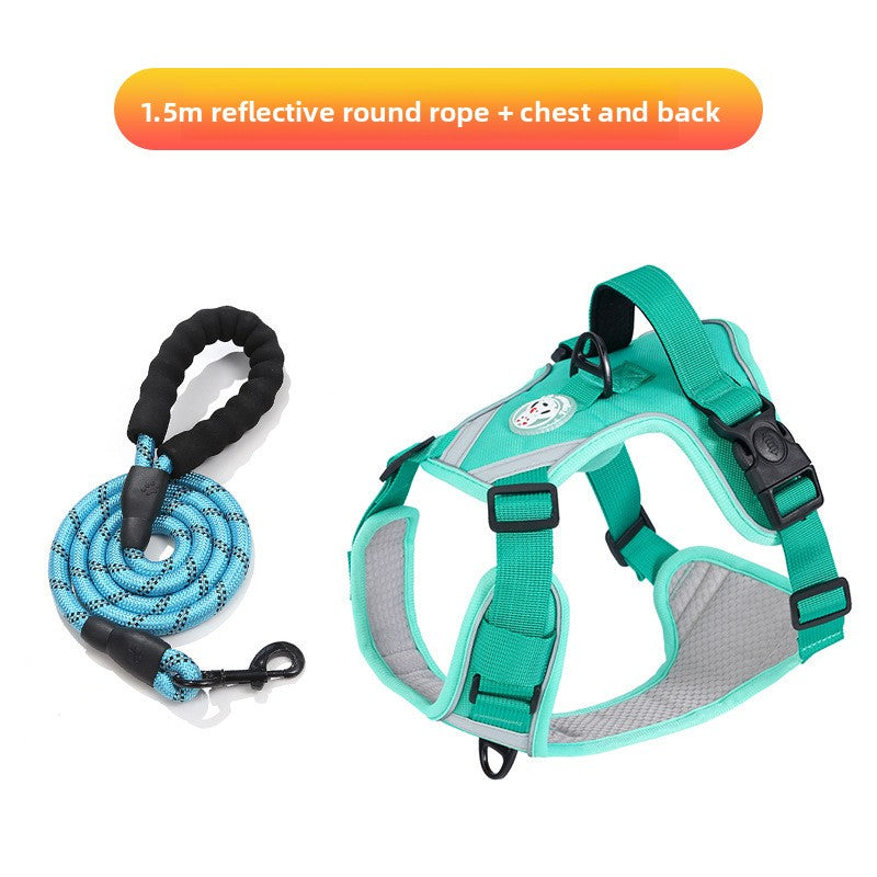 Large Dog Harness Anti-Pull Vest Breathable Pet Supplies