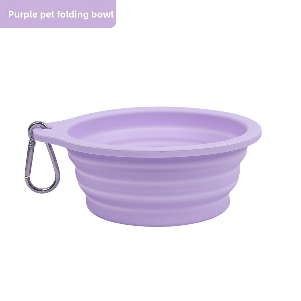 Portable Folding Silicone Pet Bowl
