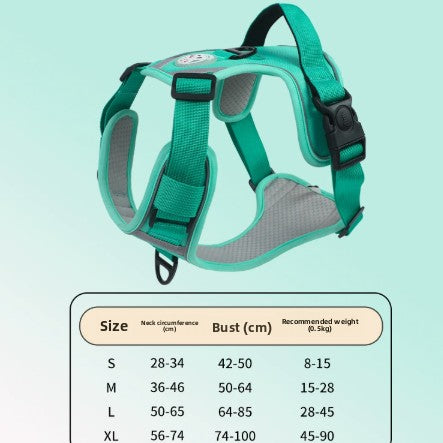 Large Dog Harness Anti-Pull Vest Breathable Pet Supplies